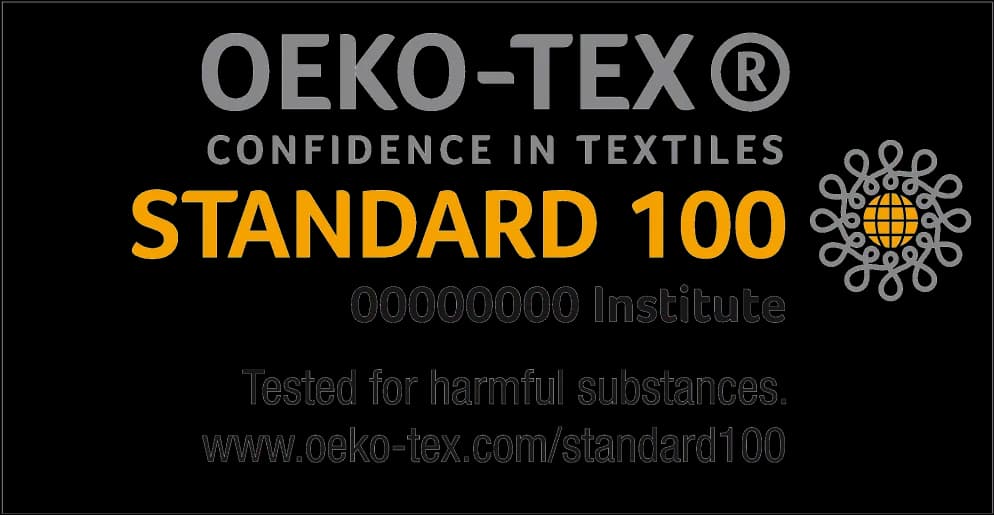 OEKO-TEX Standard 100 Certified