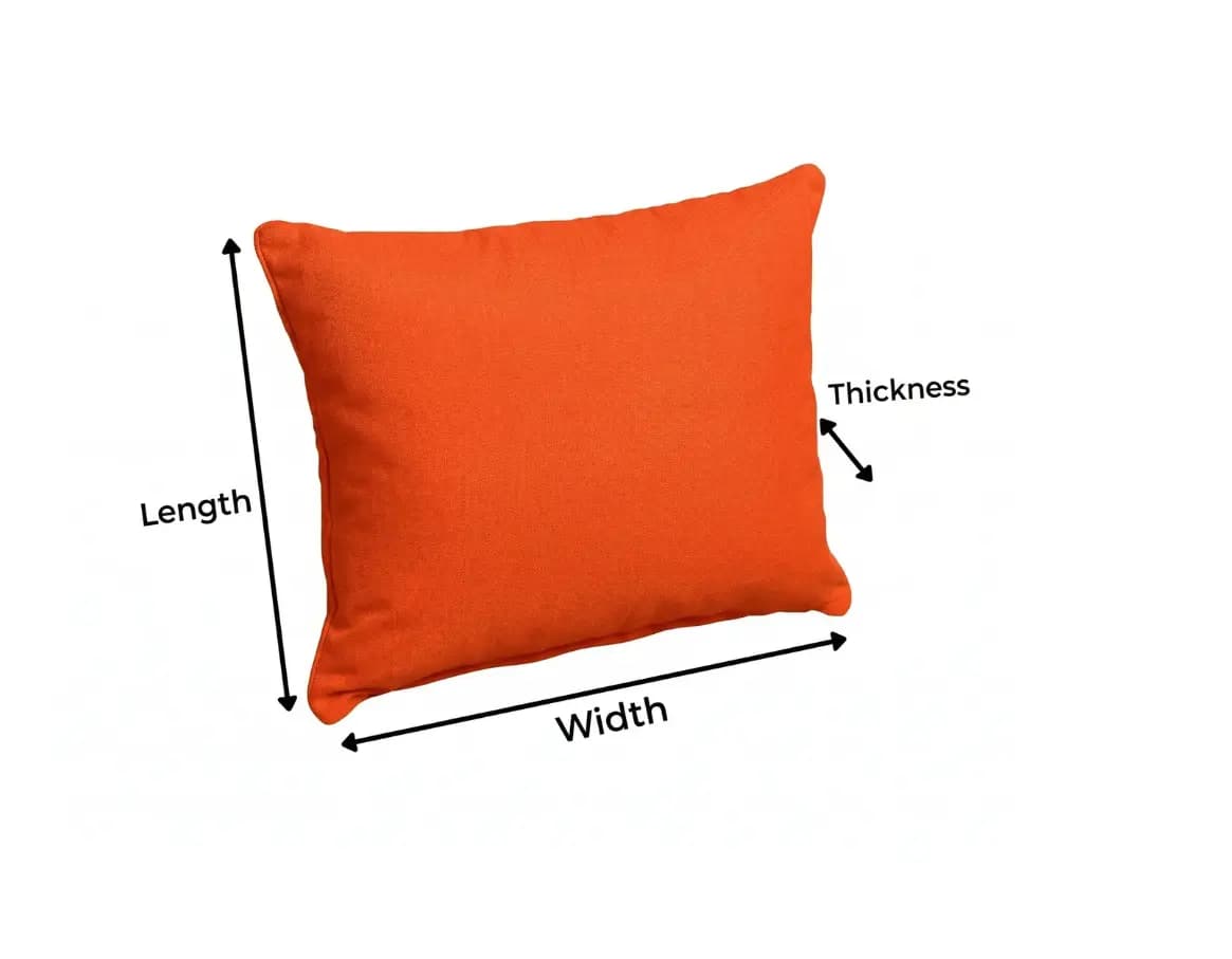 Pillow measuring guide