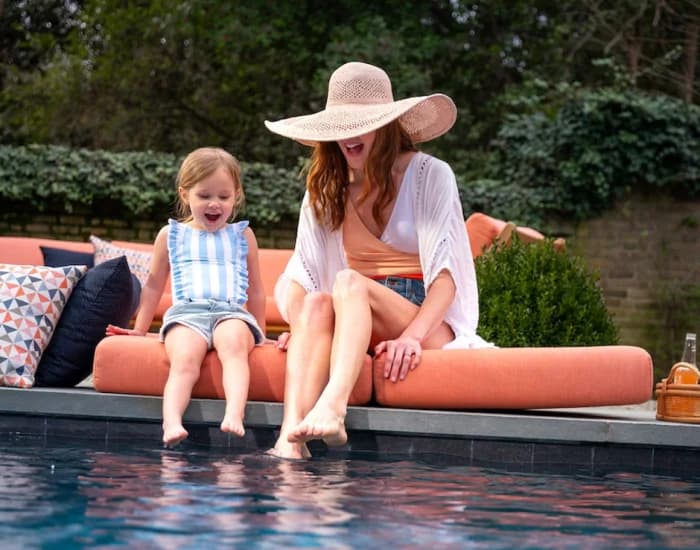 Sunbrella outdoor cushions for patio dining chairs