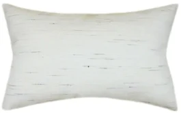 Sunbrella® Frequency Parchment Indoor/Outdoor Textured Solid Color Pillow