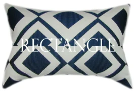 Sunbrella® Savvy Indigo Indoor/Outdoor Geometric Pillow