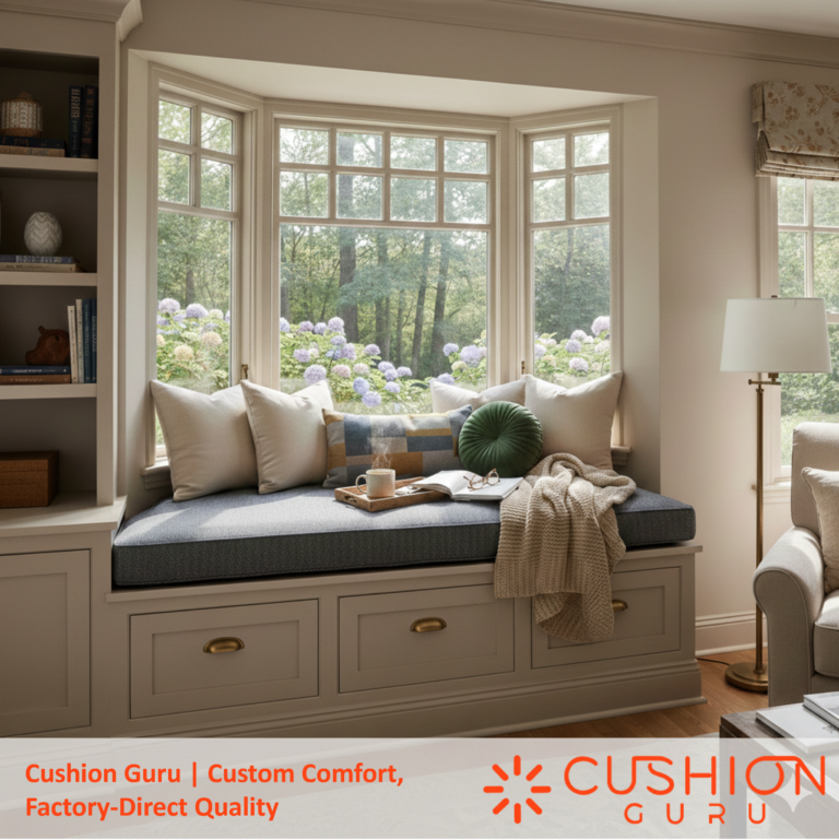 Read more about the article Custom Window Seat Cushions: The 2026 Guide to Comfort & Style