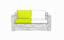 Custom Outdoor Sofa Cushions